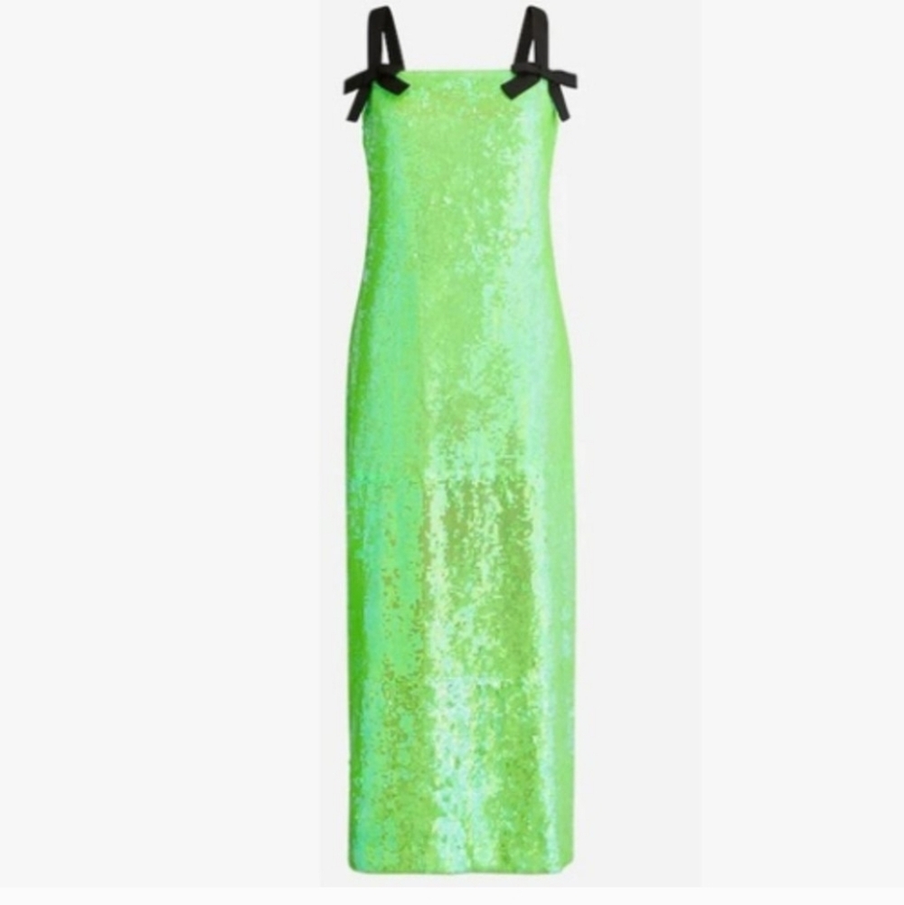 NWT J.Crew Sequin Bow Dress